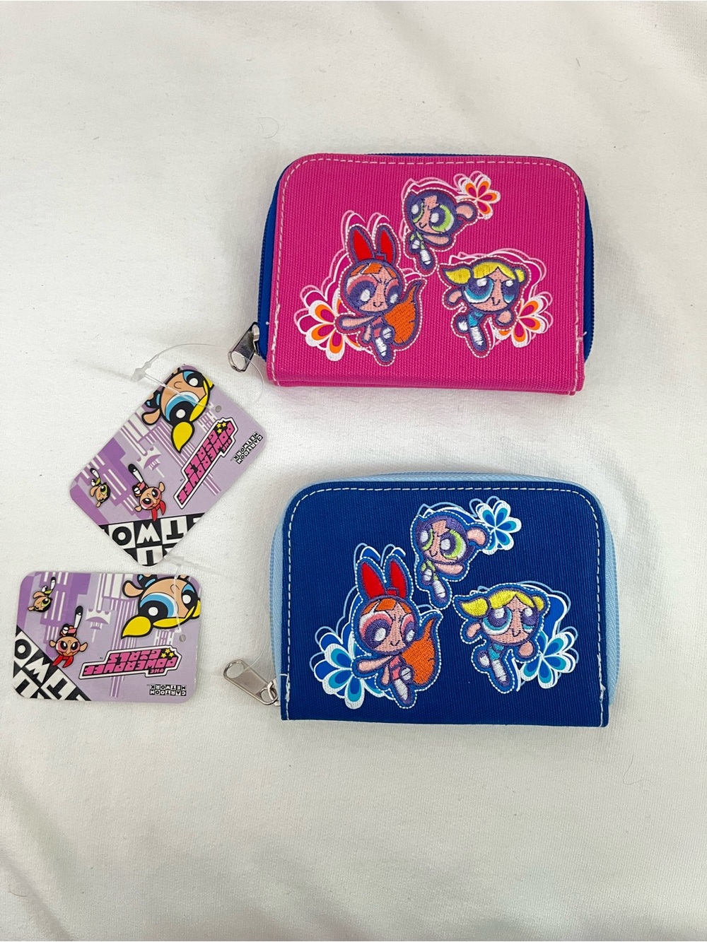 Vintage Cartoon Network Powerpuff Girls Kids Wallet Y2K Deadstock